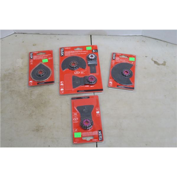 Lot of Task Cutting Attachments for Reciprocating Tool - ALL UNOPENED