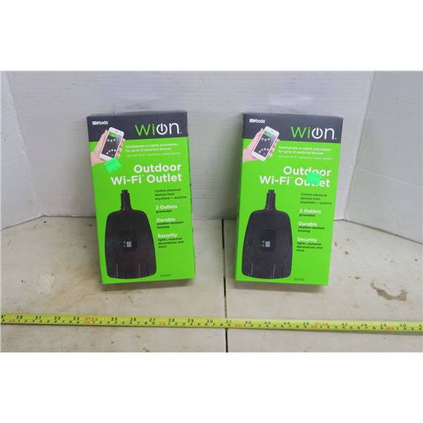 2 - WiOn Outdoor WiFi Outlets