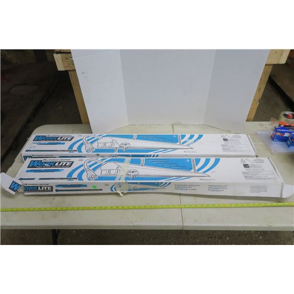 2x - Ceiling Light Fixtures for 2 T8 Bulbs