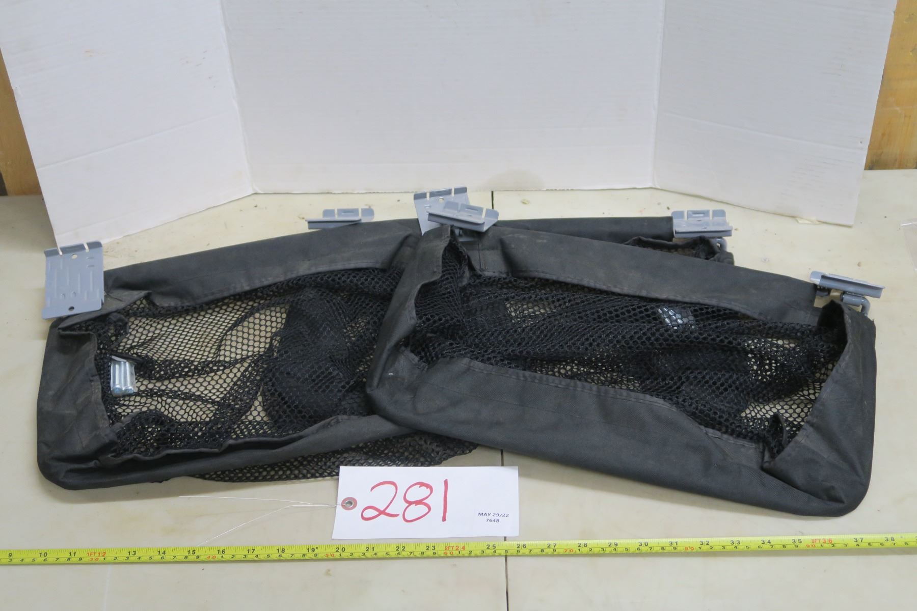 3 Wall Mount Mesh Baskets - Schmalz Auctions