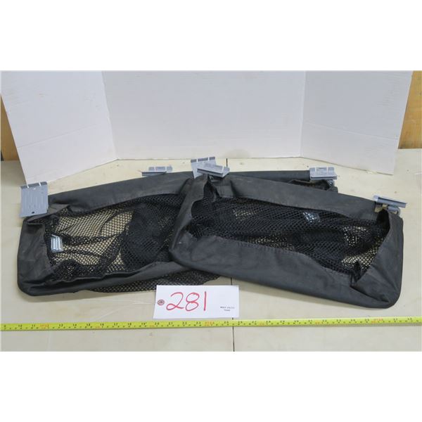 3 Wall Mount Mesh Baskets