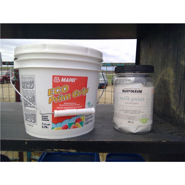 Rust-Oleum Milk Paint and Eco Prim Grip Multipurpose Bond-Promoting Primer