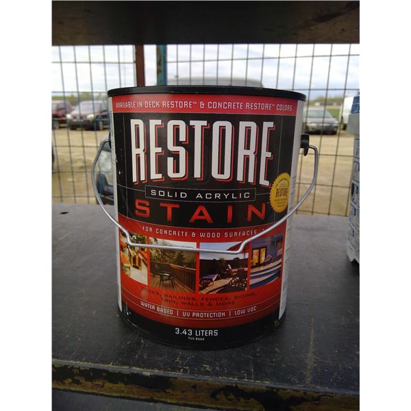 Restore Solid Acrylic Stain for Concrete & Wooden Surface