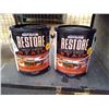Image 1 : 2x Restore Solid Acrylic Stain for Concrete & Wooden Surface