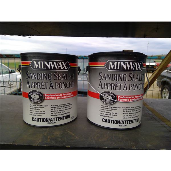 2x MinWax Sanding Sealer