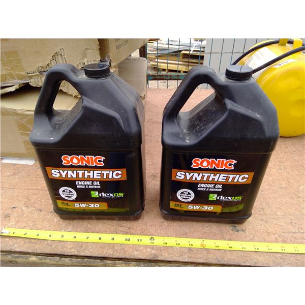 2x 5L Sonic Synthetic Engine Oil 5W-30 (Gas Engines)