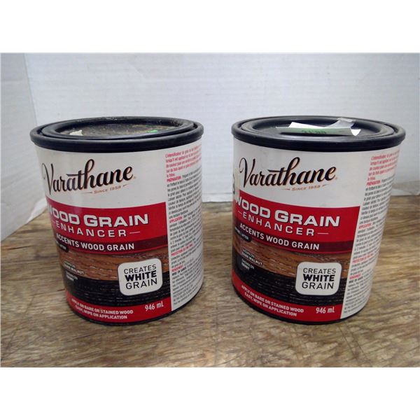 2x 946mL Varathane Wood Grain Enhancer - Dark Walnut