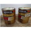 Image 1 : 2x 946mL Minwax Polyshades Stain & Polyurethane in 1 Step - Old Maple