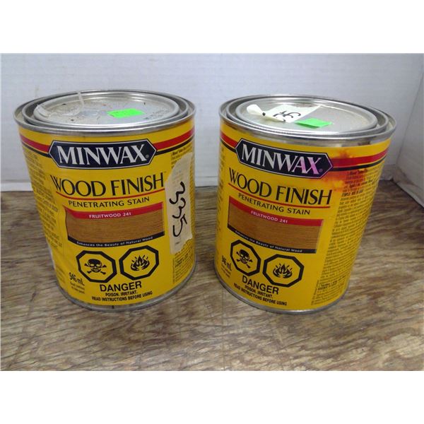 2x 946mL Minwax Polyshades Stain & Polyurethane in 1 Step - Fruitwood