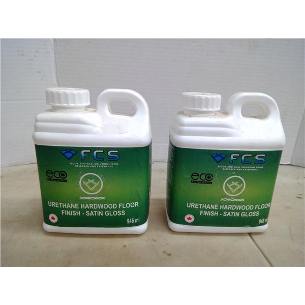 2x 946 mL FCS Urethane Hardwood Floor Finish - Satin Gloss