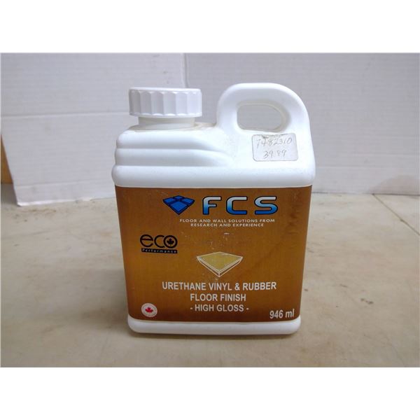 1x 946 mL FCS Urethane Vinyl & Rubber Floor Finish - Satin Gloss