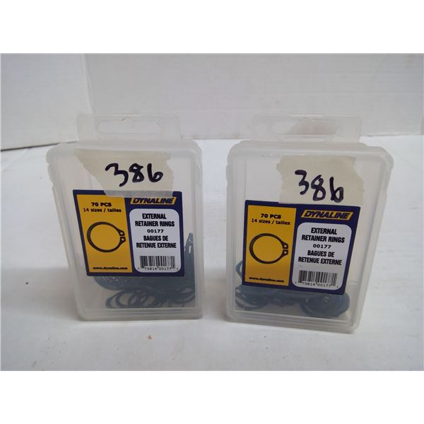 2x Dynaline External Retainer Rings