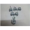Image 2 : 3/8 x 1/4" Eye Grab Hook and 5x 5/8" Iron Rope Clips