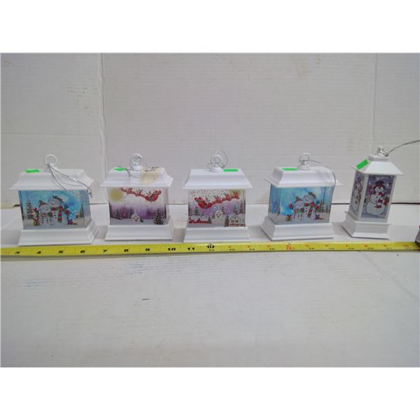 5 LED Xmas Ornaments