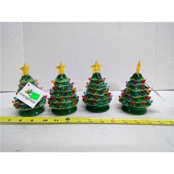 4 LED Xmas Tree Decorations