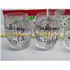 Image 2 : 4x Xmas Wine Glasses