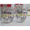 Image 3 : 4x Xmas Wine Glasses