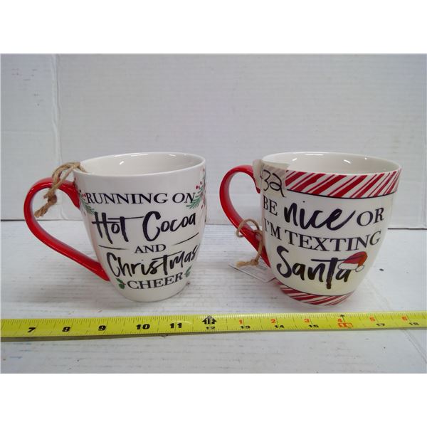 2x Xmas Mugs