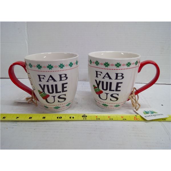2x Xmas Mugs