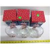 Image 3 : 3x Xmas Wine Glasses