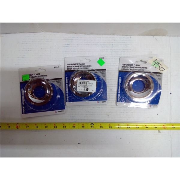 3x Tub/Shower Flanges