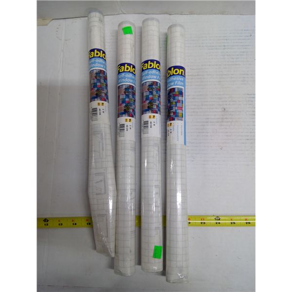 4x Self-Adhesive Window Film