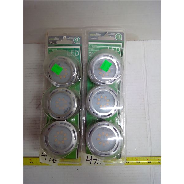 2x Greenchoice Undercabinet LED Fixtures - 4 Watts, 275 Lumens, 3000 Kelvin