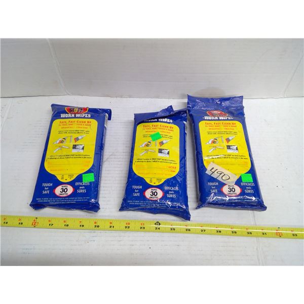 3x DOW Great Stuff Work Wipes