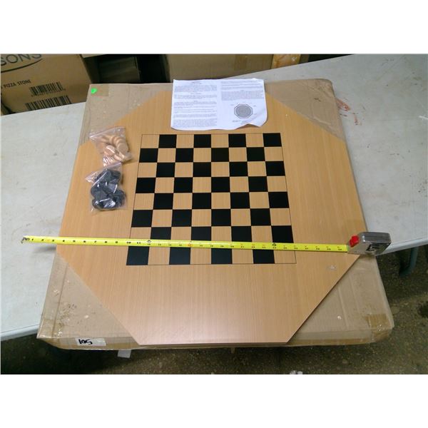 2-in-1 Crokinole/Checker Boards