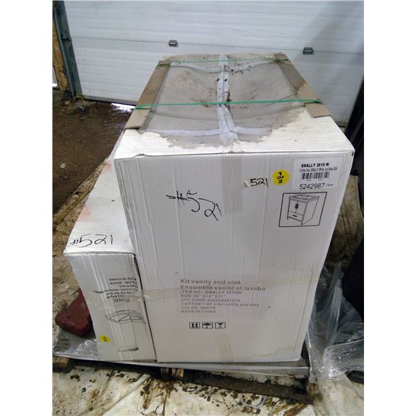 Kit Vanity and Sink 36"x19"x31"