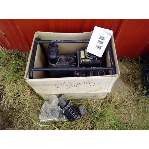 Water Transfer Pump 3" inlet & outlet