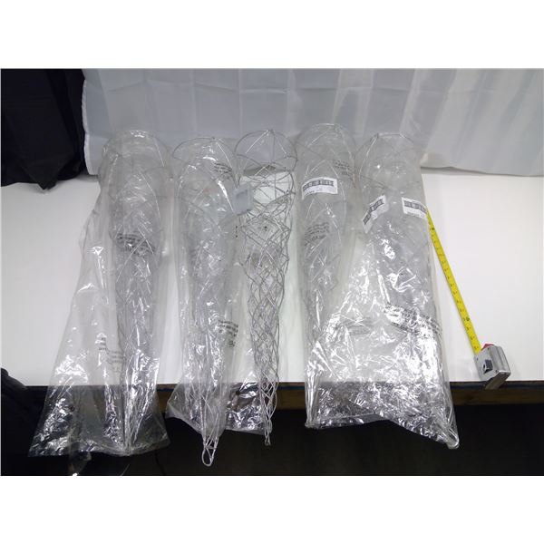 5 Light Up Cone Decorations