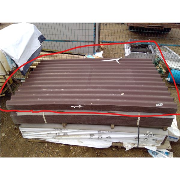 Approx. 18 Brown Duraco Sheets 49 1/2" x 79"