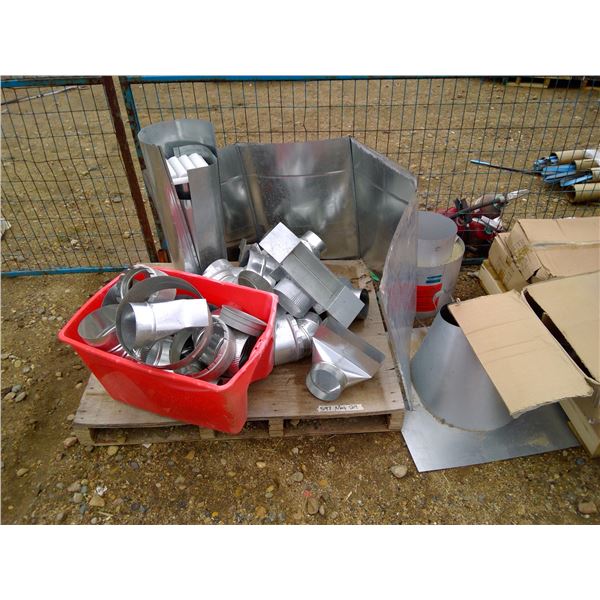Pallet of Duct/Ventilation Parts