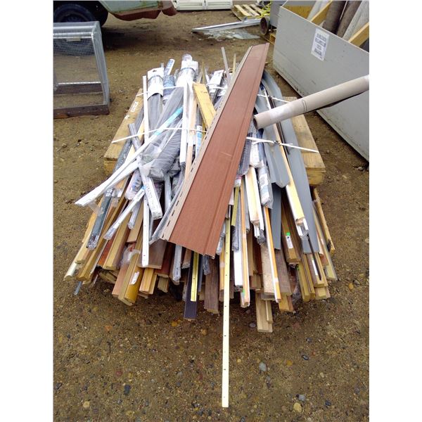 Pallets of Door Siding and Bottoms
