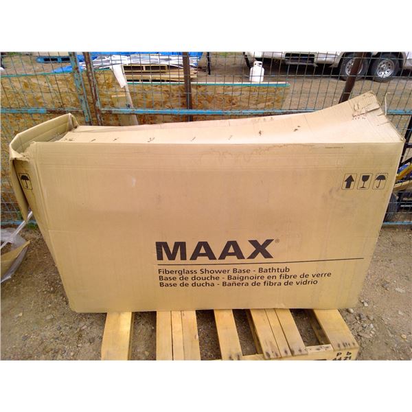 MAAX Fiberglass Shower/Bathtub Base - Broken Piece