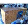 Image 2 : 86x19 1/2x 58 1/2" Wooden and Glass Display Case
