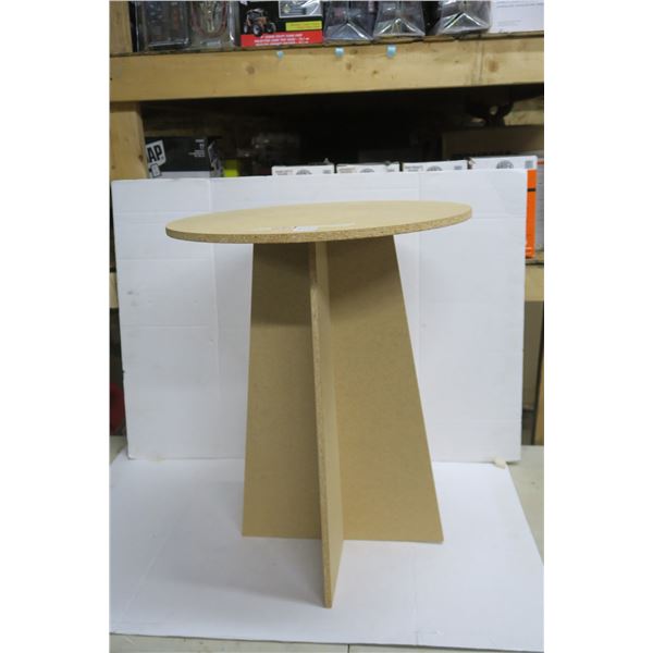 Wood Board Table - 20" Across x 25" High