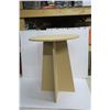 Image 1 : Wood Board Table - 20" Across x 25" High