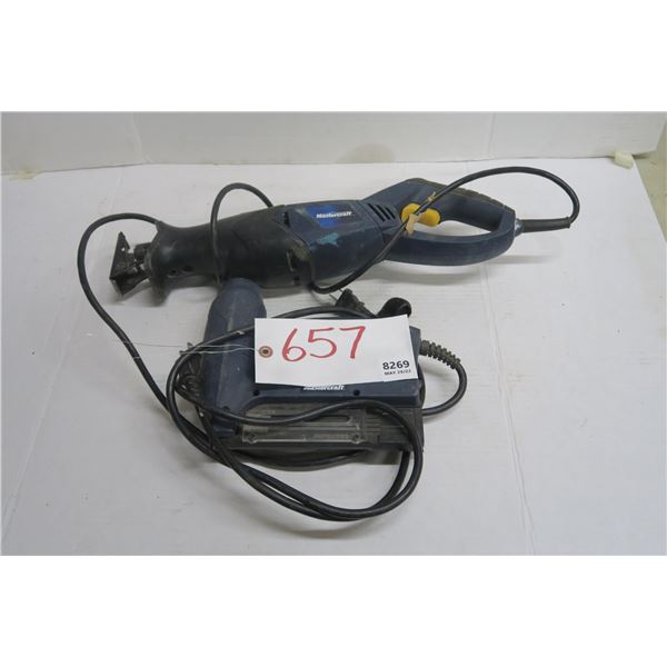 Mastercraft Reciprocating Saw & Electric Nailer/Stapler