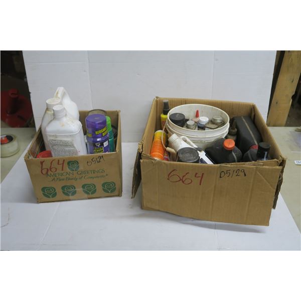 2 Boxes of Chemicals