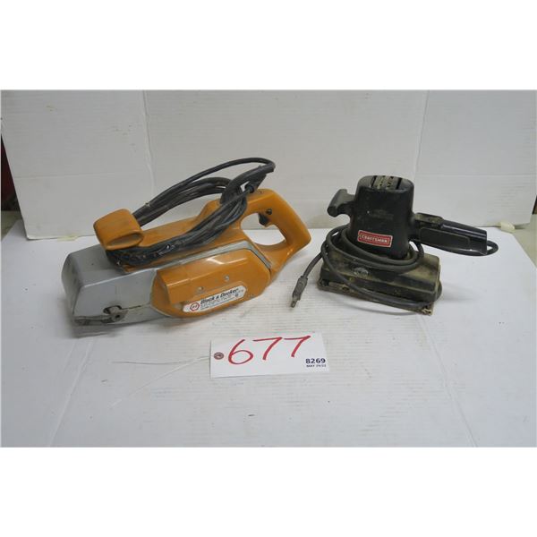 2 Sanders - Black & Decker, Craftsman