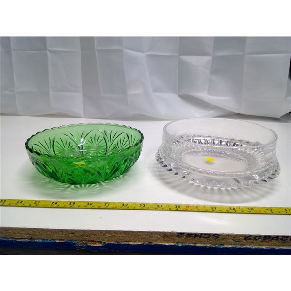 2 Glass Bowls