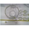 Image 5 : Glass Punch Bowl and Cups