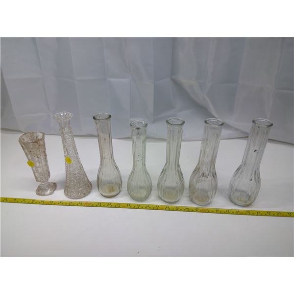 7 Tall Glass Vases