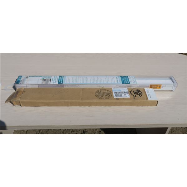 2 Blinds - 29x64" & 24x45" - White