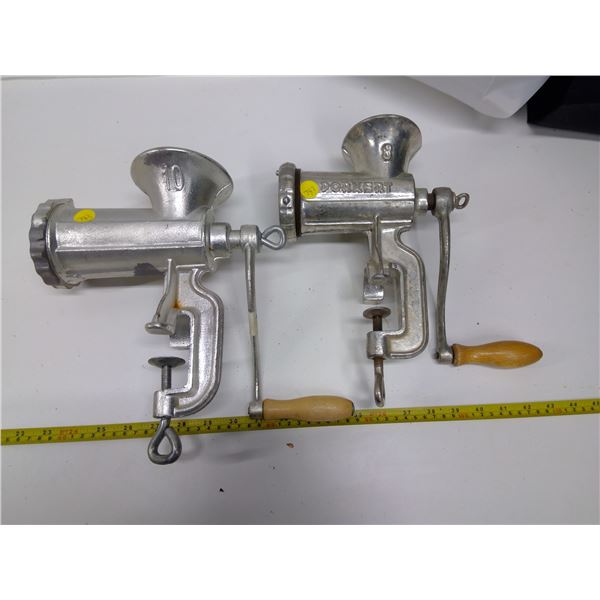 Porkert No. 8 Grinder and No. 10 Grinder