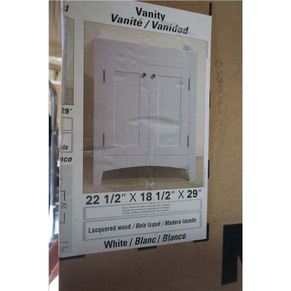 White Vanity NIB - 22.5x18.5x29"