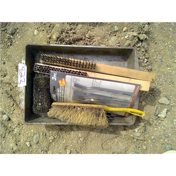 Lot of Steel Brushes, and Others