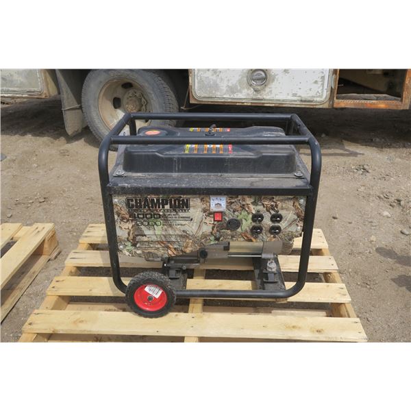 Champion Generator 3000W 196cc Model 100104
